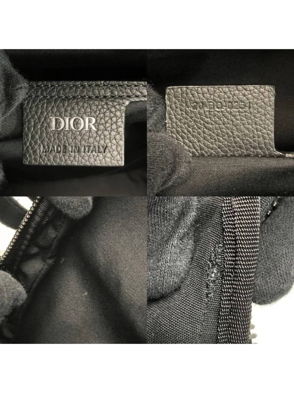 Dior Oblique Rider Sling Bag Navy Canvas Leather